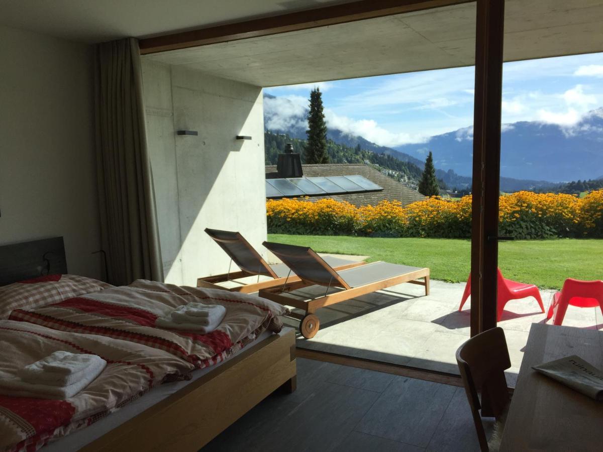 Casa Admisa, Spektakulaere Aussicht, Ski In And Out, Hochwertige Einrichtung, Valserstein Und Eiche فيلمز المظهر الخارجي الصورة