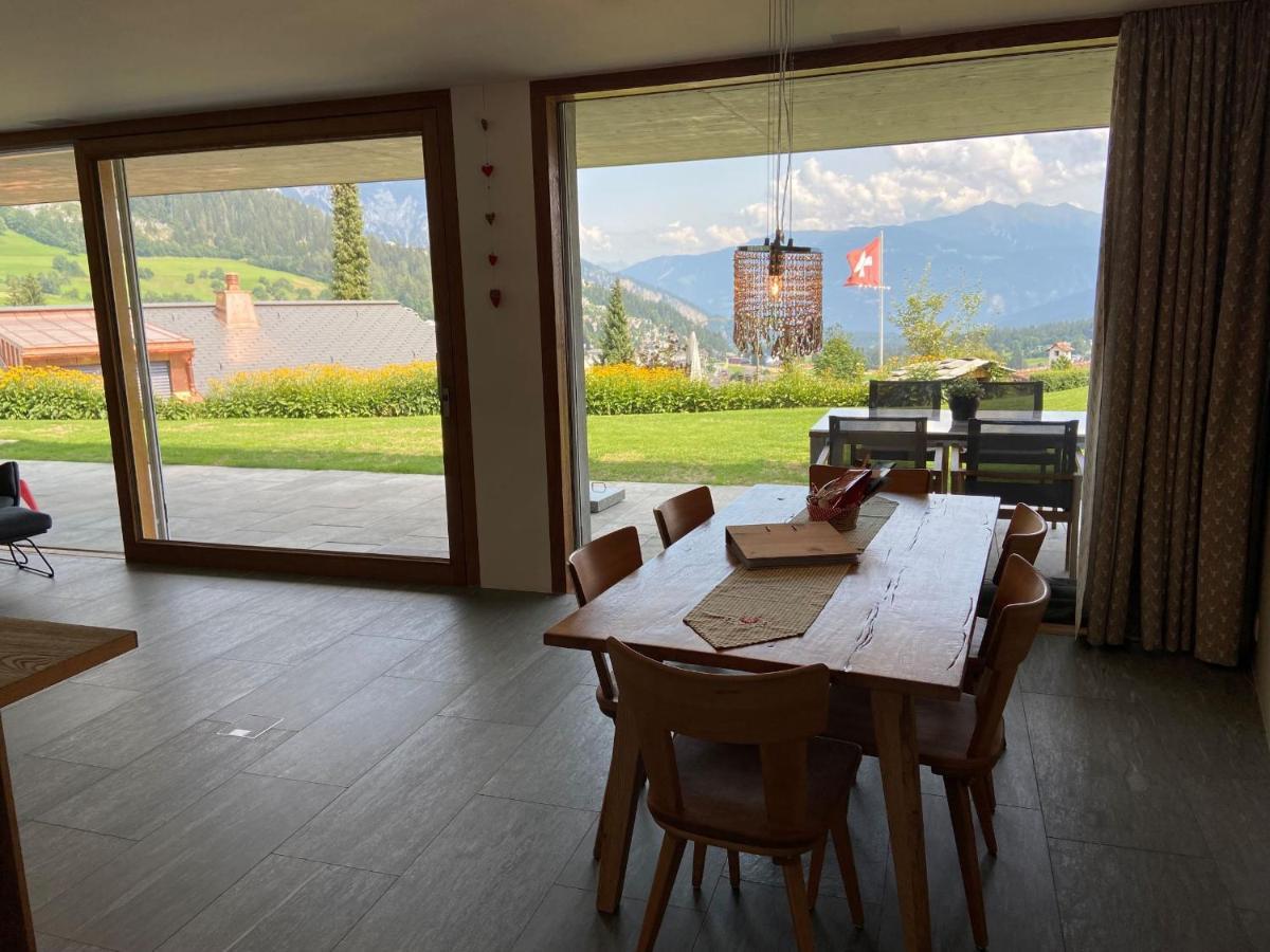 Casa Admisa, Spektakulaere Aussicht, Ski In And Out, Hochwertige Einrichtung, Valserstein Und Eiche فيلمز المظهر الخارجي الصورة