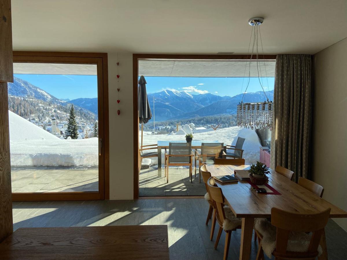 Casa Admisa, Spektakulaere Aussicht, Ski In And Out, Hochwertige Einrichtung, Valserstein Und Eiche فيلمز المظهر الخارجي الصورة