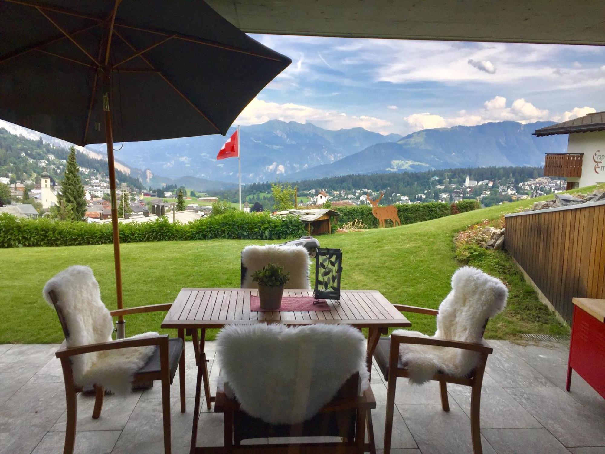 Casa Admisa, Spektakulaere Aussicht, Ski In And Out, Hochwertige Einrichtung, Valserstein Und Eiche فيلمز المظهر الخارجي الصورة