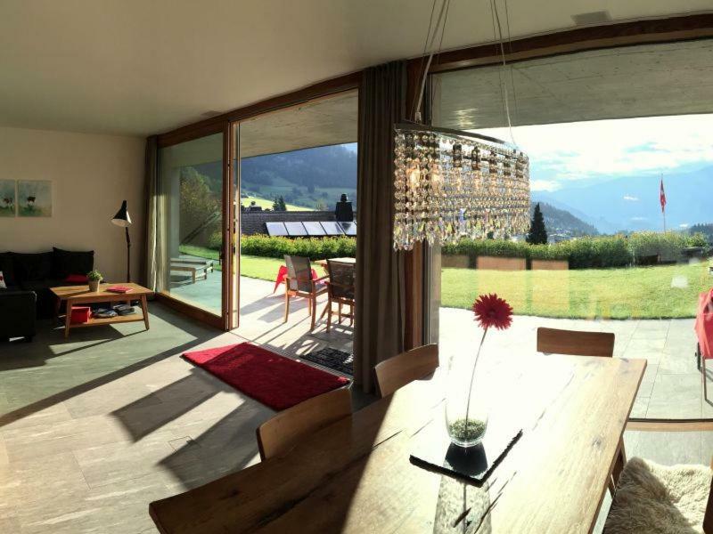 Casa Admisa, Spektakulaere Aussicht, Ski In And Out, Hochwertige Einrichtung, Valserstein Und Eiche فيلمز المظهر الخارجي الصورة