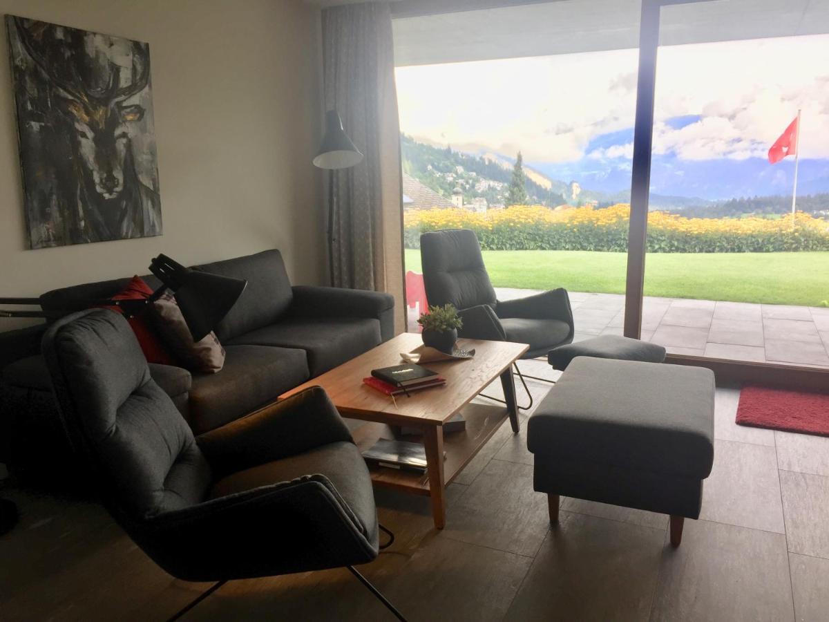 Casa Admisa, Spektakulaere Aussicht, Ski In And Out, Hochwertige Einrichtung, Valserstein Und Eiche فيلمز المظهر الخارجي الصورة