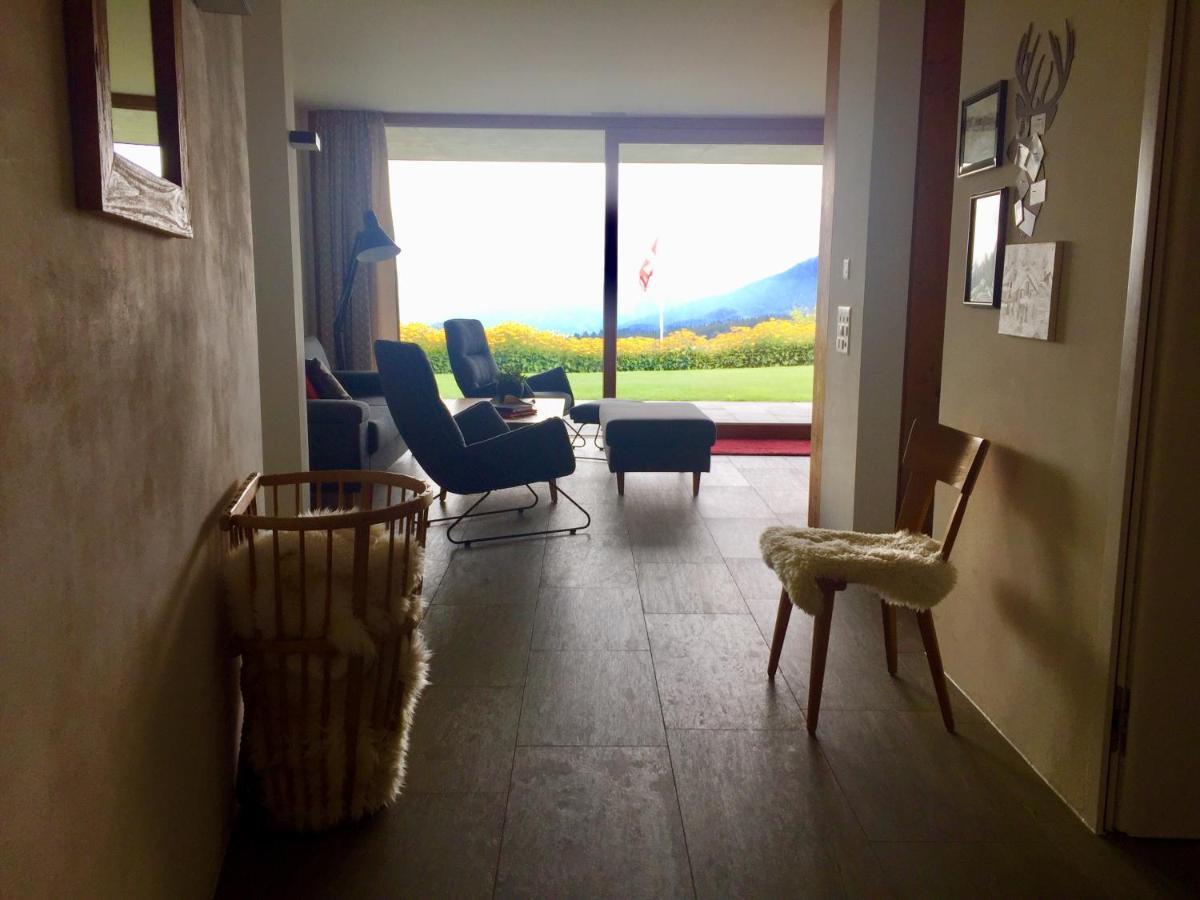 Casa Admisa, Spektakulaere Aussicht, Ski In And Out, Hochwertige Einrichtung, Valserstein Und Eiche فيلمز المظهر الخارجي الصورة
