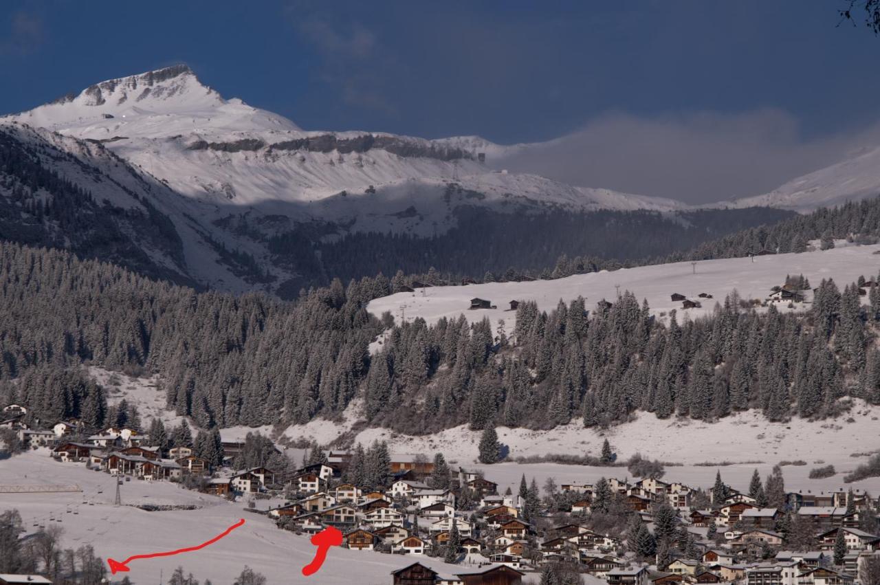 Casa Admisa, Spektakulaere Aussicht, Ski In And Out, Hochwertige Einrichtung, Valserstein Und Eiche فيلمز المظهر الخارجي الصورة